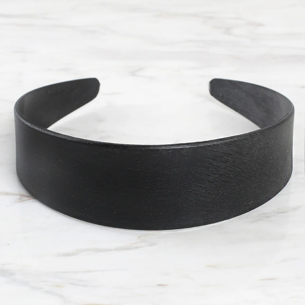 Loren Crafts 4 Cm Plastic Hairband, Black - Image 2