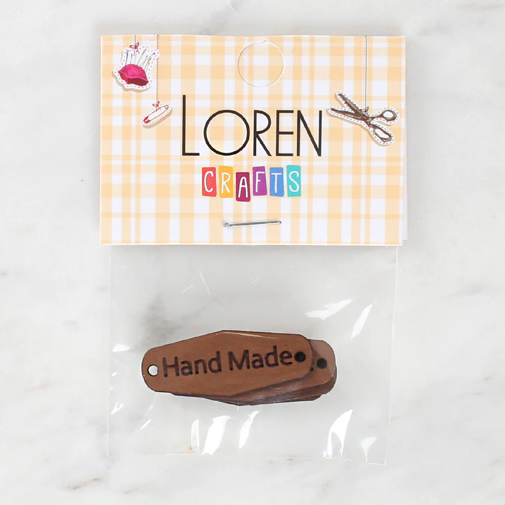 Loren Crafts 5 Pcs Handmade Leather Badge - 1548 - Image 2
