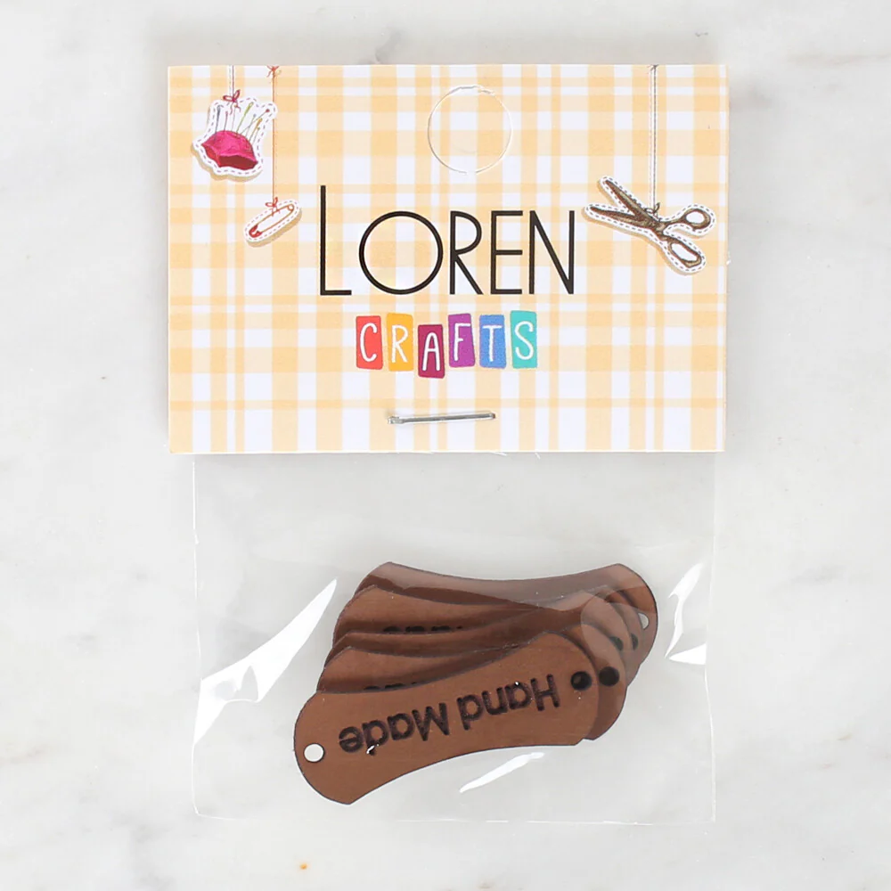 Loren Crafts 5 Pcs Handmade Leather Badge - 1551 - Image 2