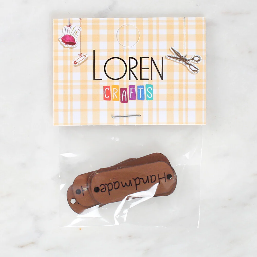 Loren Crafts 5 Pcs Handmade Leather Badge - 1553 - Image 2