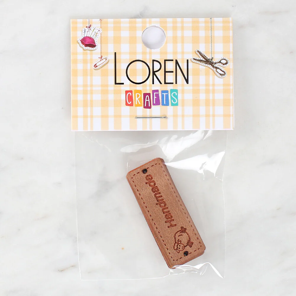 Loren Crafts 5 Pcs Handmade Leather Badge - 1558 - Image 2
