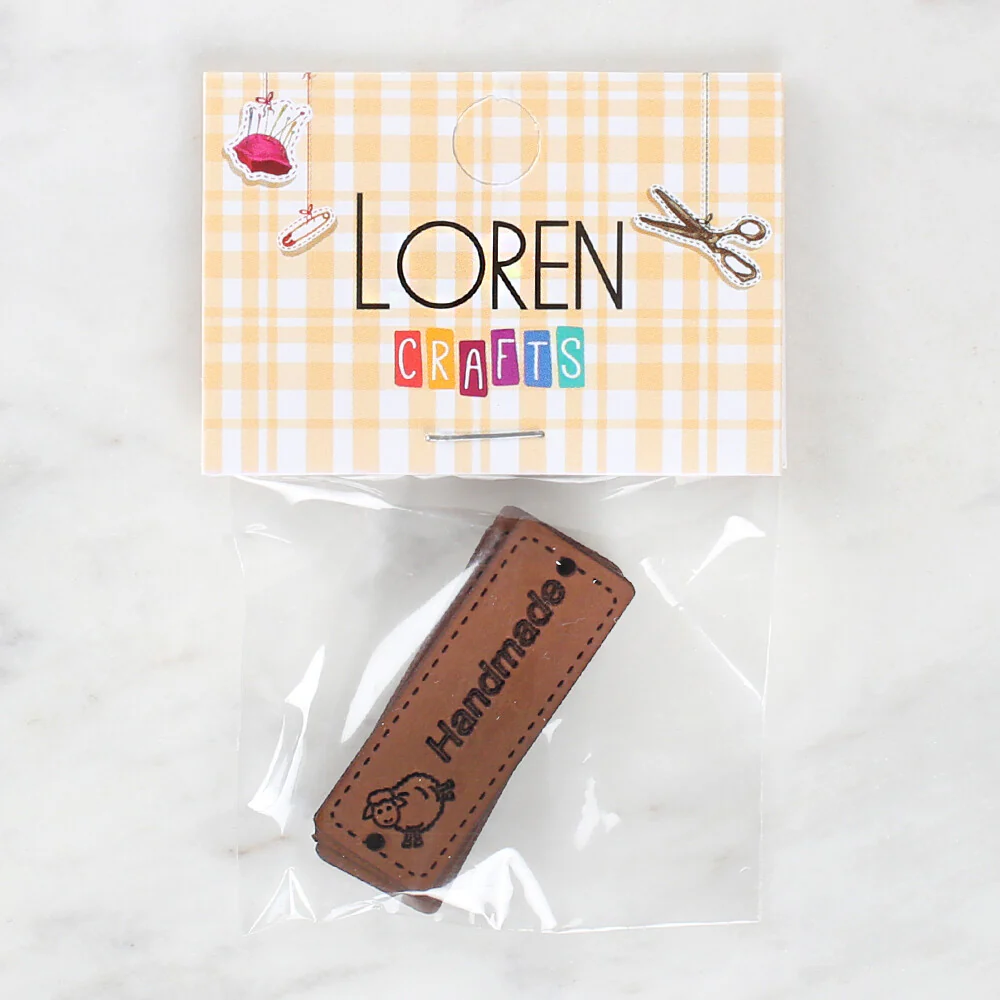 Loren Crafts 5 Pcs Handmade Leather Badge - 1560 - Image 2