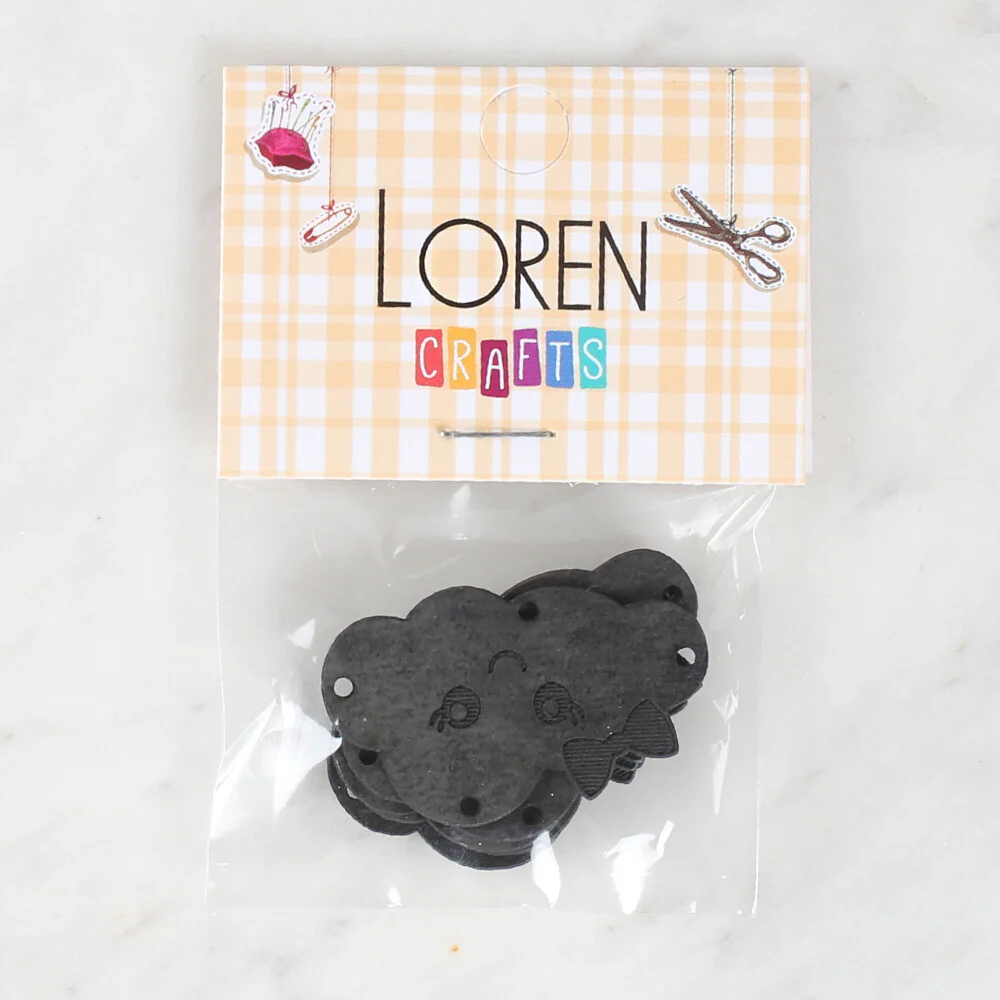 Loren Crafts 5 Pcs Patterned Leather Badge - 1573 - Image 2
