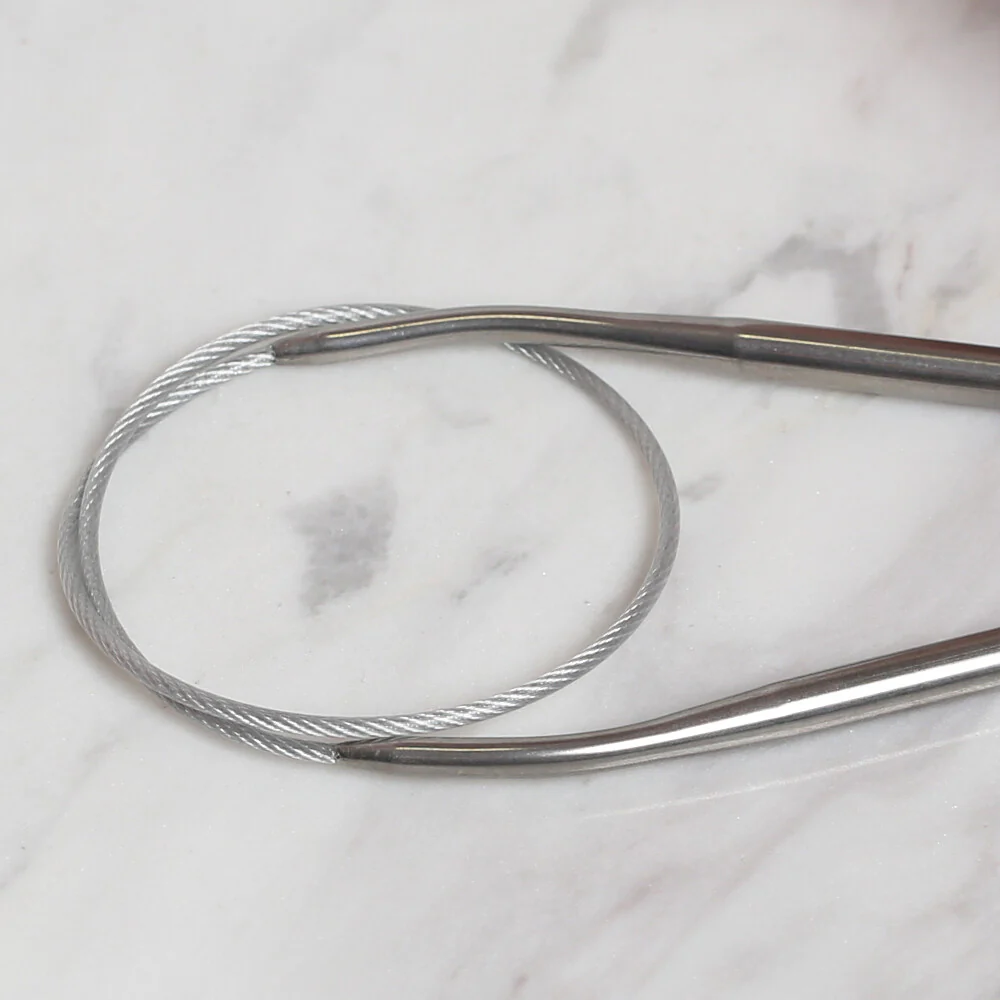 Loren Crafts 5mm 40 cm Steel Circular Knitting Needle - Image 2