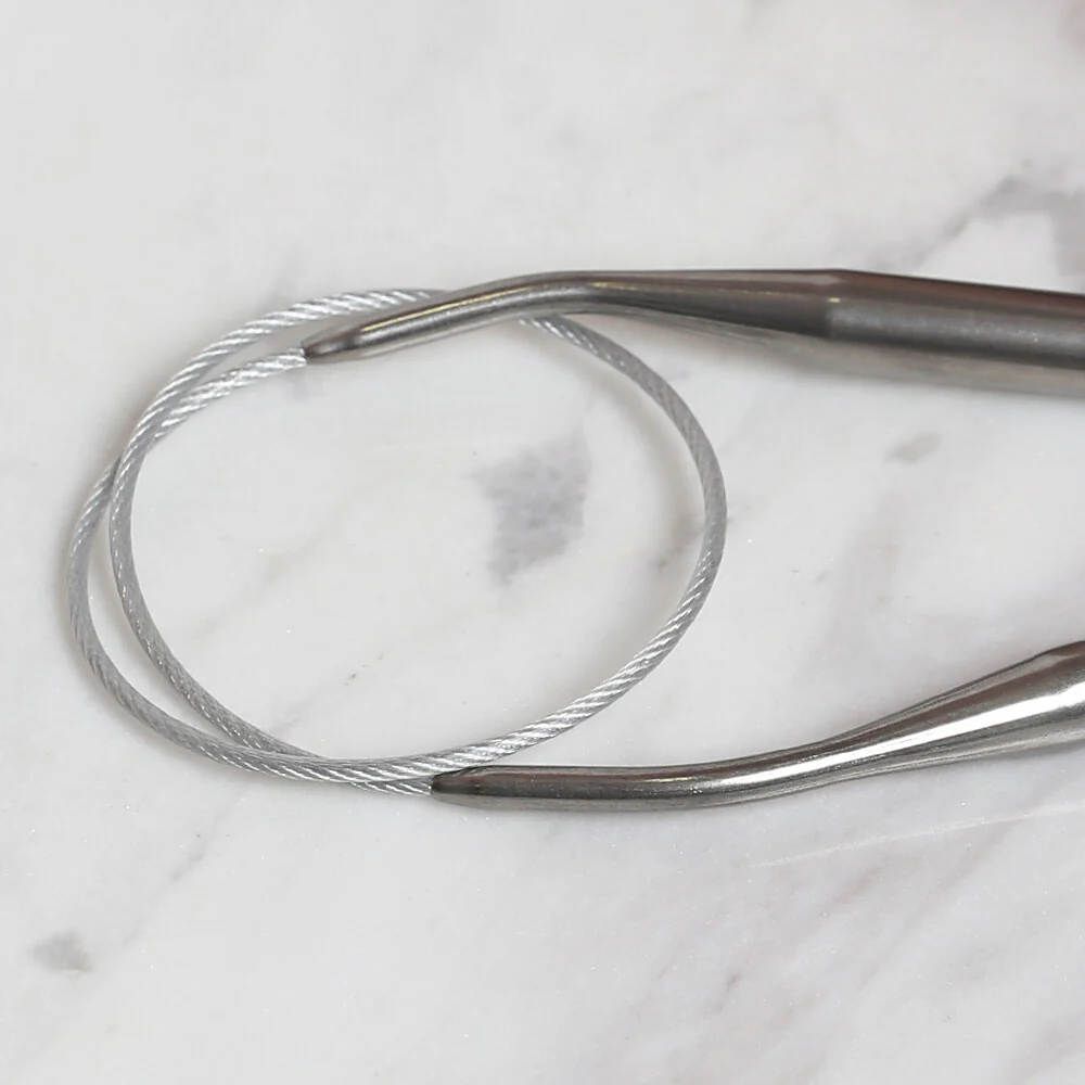 Loren Crafts 7mm 40 cm Steel Circular Knitting Needle - Image 2
