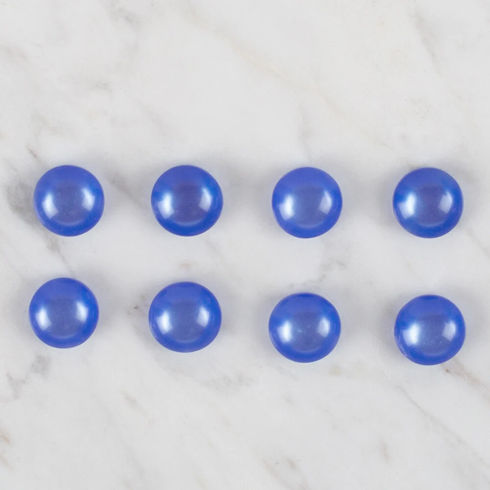 Loren Crafts 8 Pack Button, Blue - 38 - Image 2