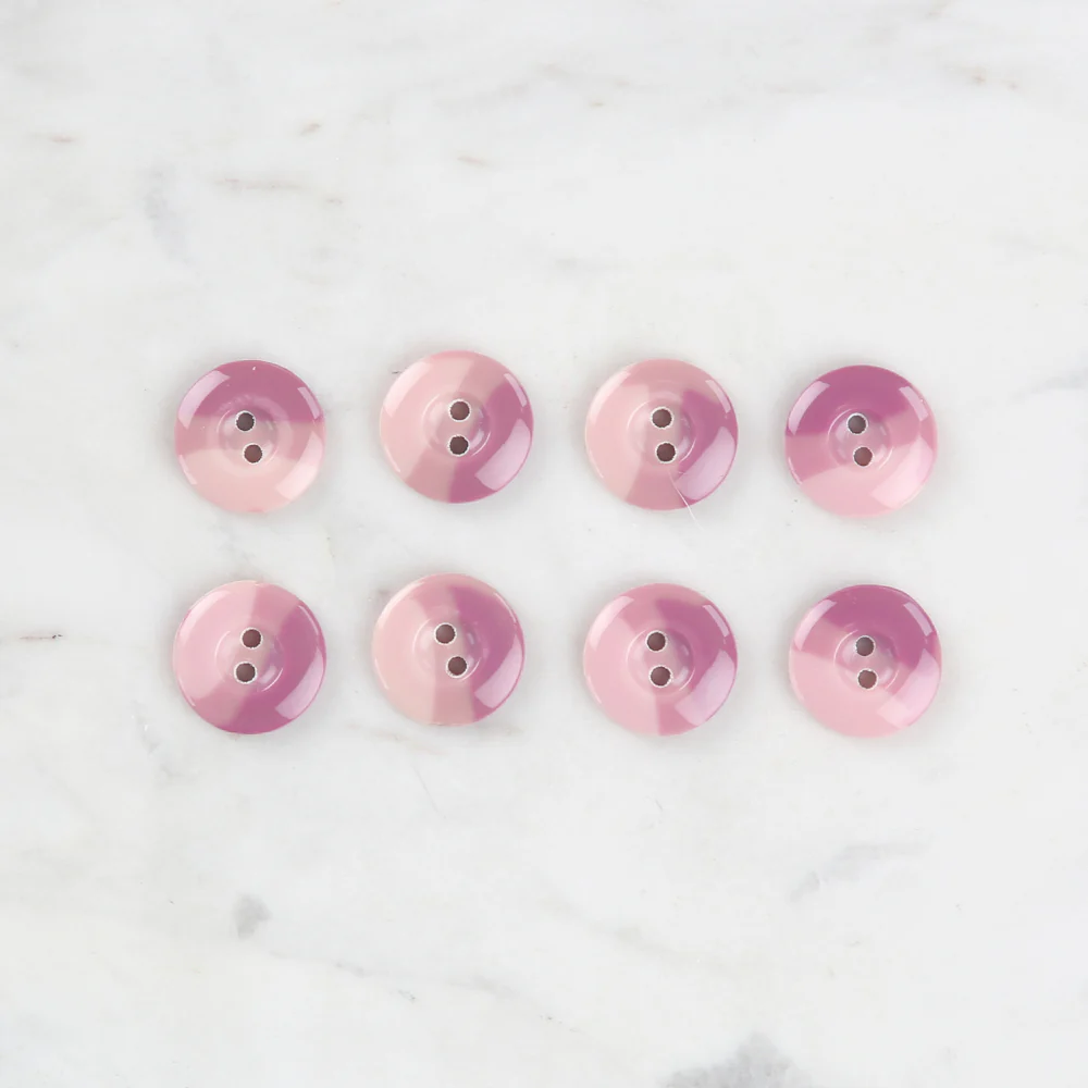 Loren Crafts 8 Pack Button, Purple- 1139 - Image 2