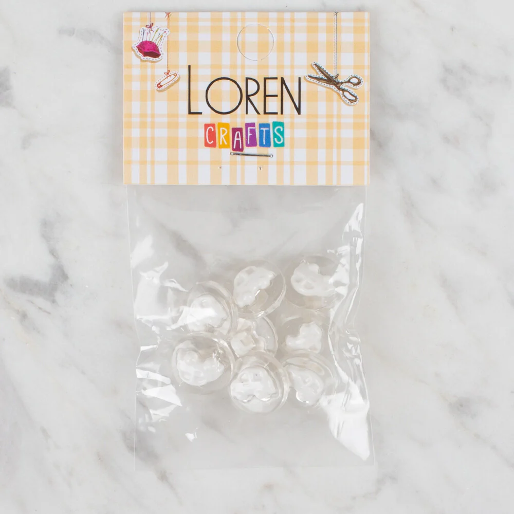 Loren Crafts 8 Pack Car Button - 278