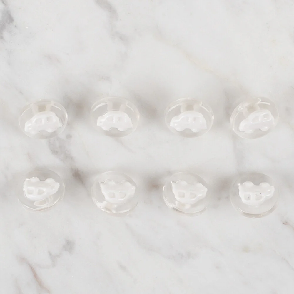 Loren Crafts 8 Pack Car Button - 278 - Image 2