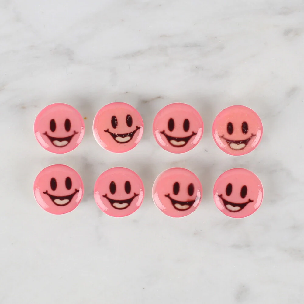 Loren Crafts 8 Pack Round Button - 713 - Image 2