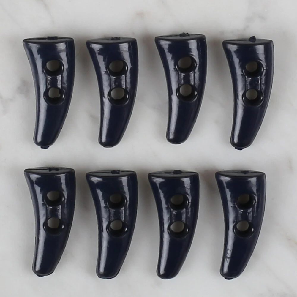 Loren Crafts 8 Pack Shepherd Button, Dark Navy Blue - 127 - Image 2
