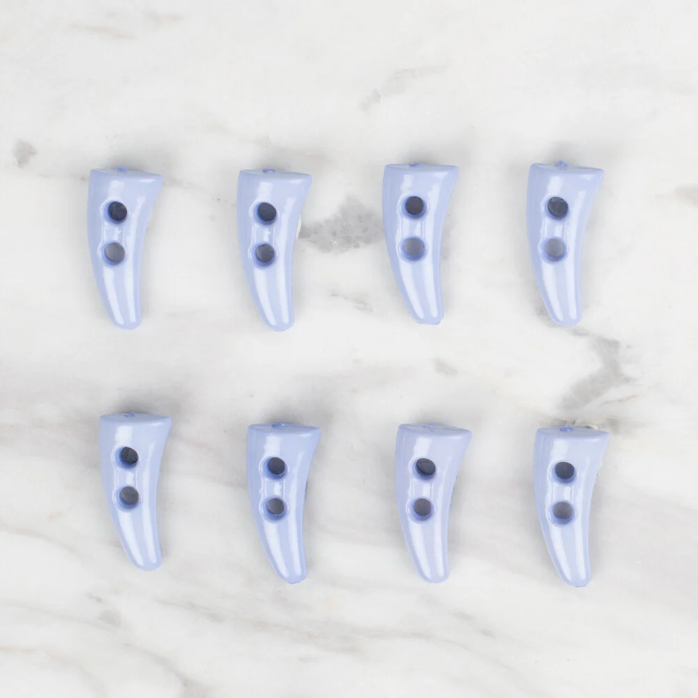 Loren Crafts 8 Pack Shepherd Button, Light Blue - 128 - Image 2