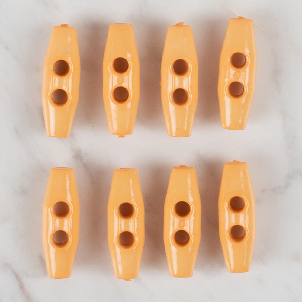 Loren Crafts 8 Pack Shepherd Button, Light Orange - 116 - Image 2