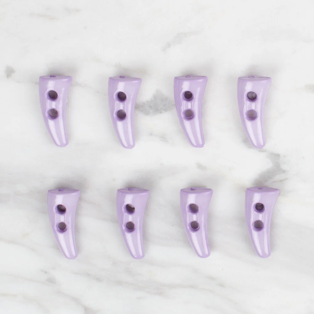 Loren Crafts 8 Pack Shepherd Button, Lilac - 129 - Image 2