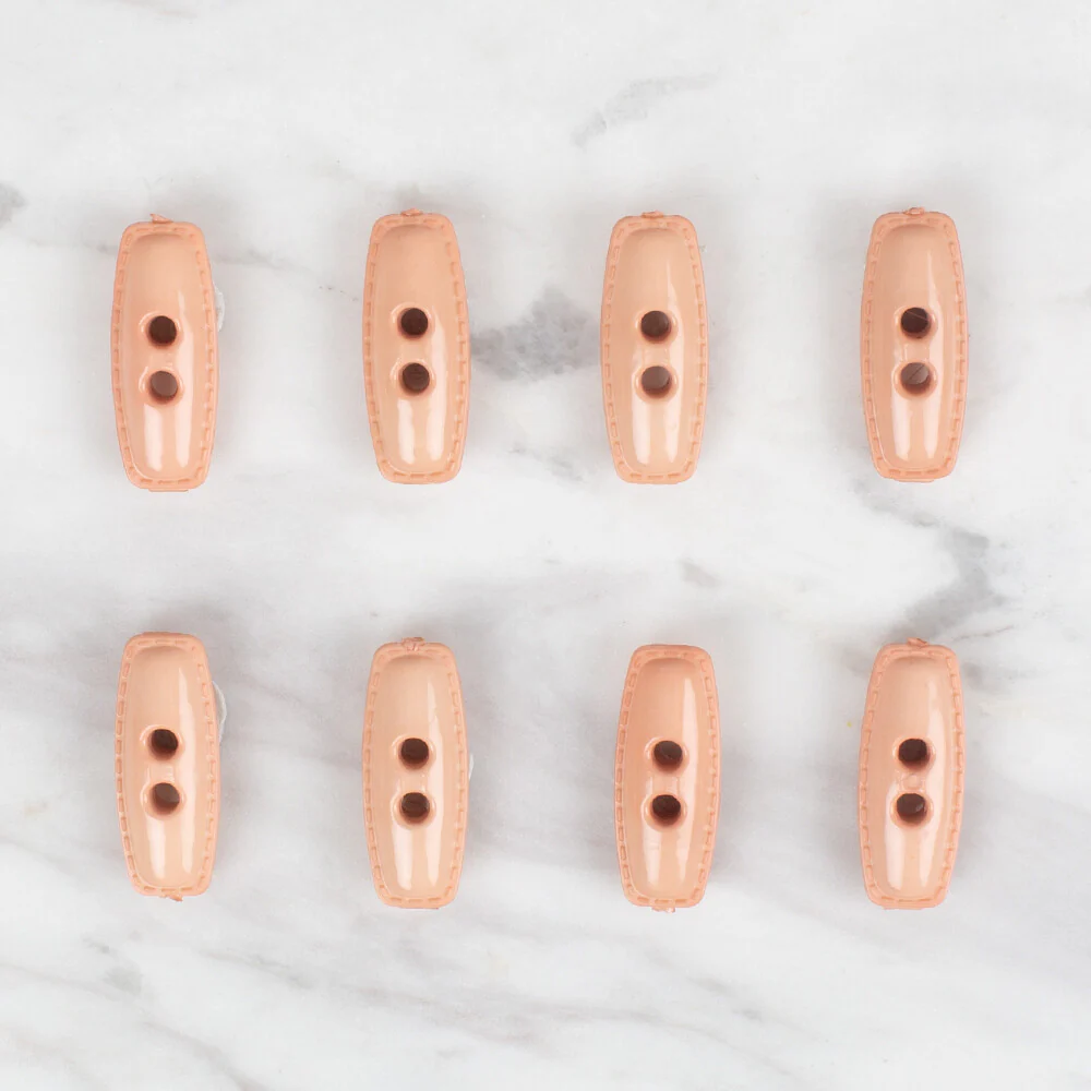 Loren Crafts 8 Pack Shepherd Button, Salmon - 083 - Image 2