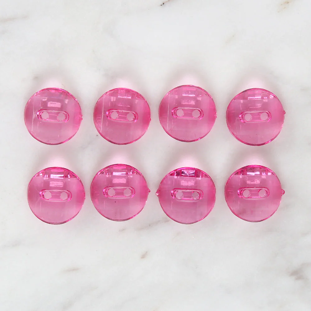 Loren Crafts 8-piece Pink Button - 3061 - Image 2
