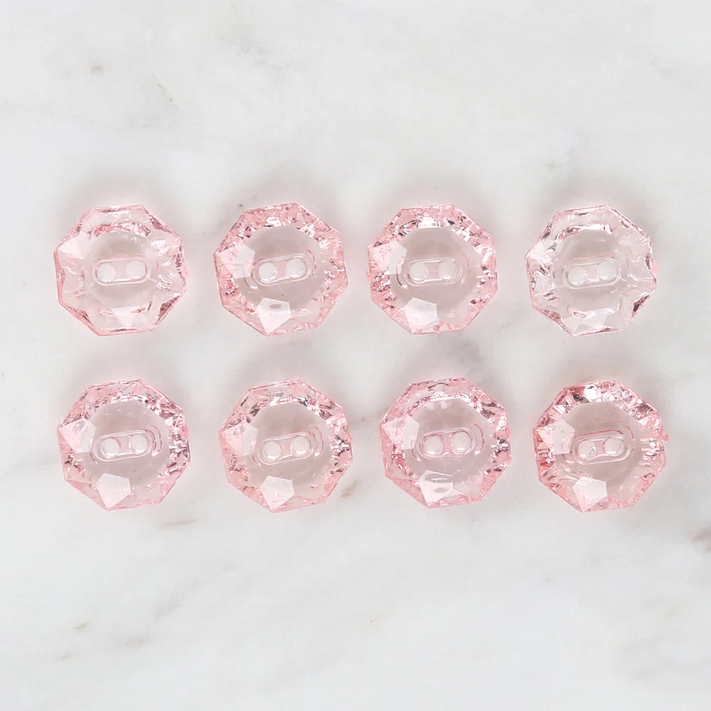 Loren Crafts 8-piece Pink Button - 3064 - Image 2