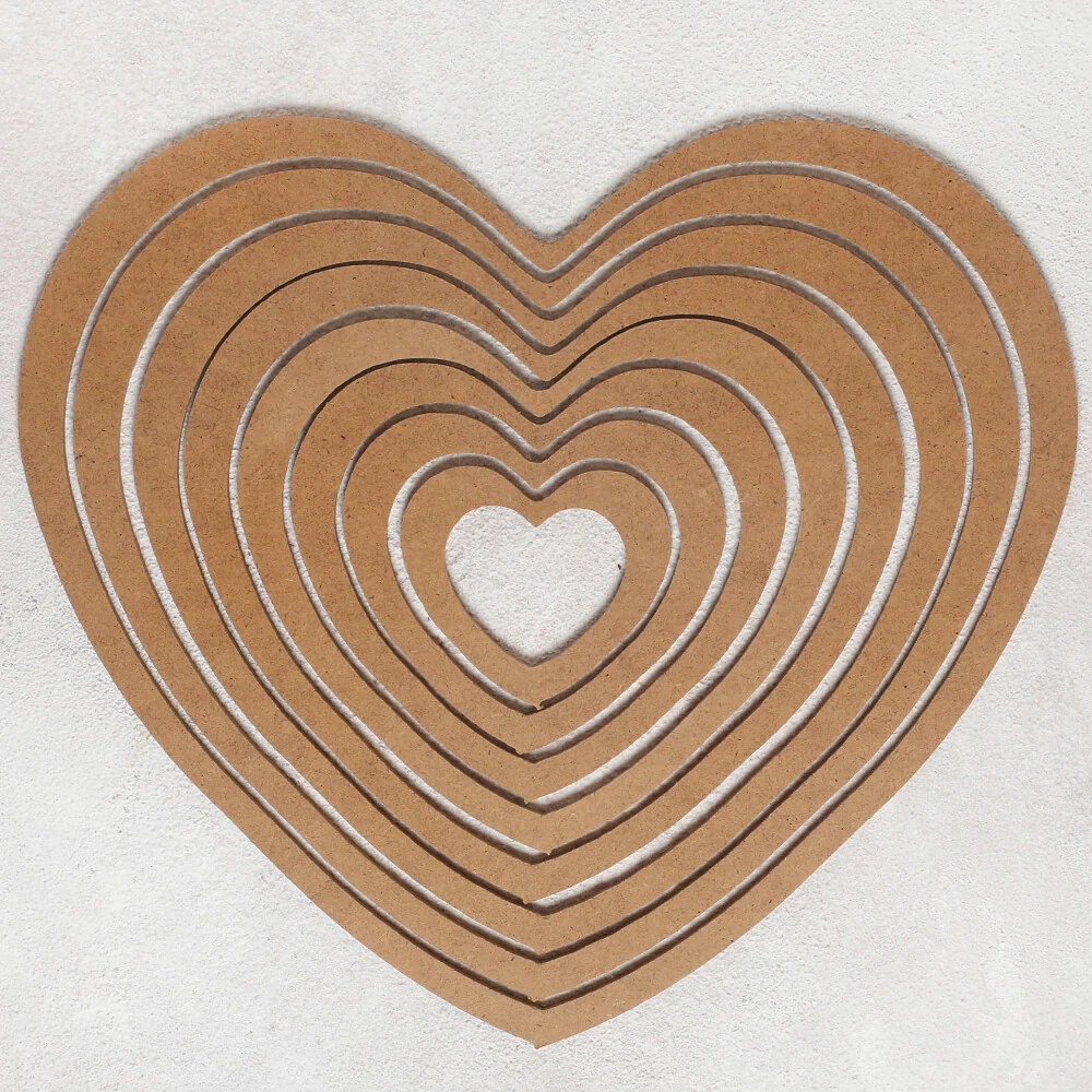 Loren Crafts Heart Shaped Macrame Base for Dreamcatcher - Image 2
