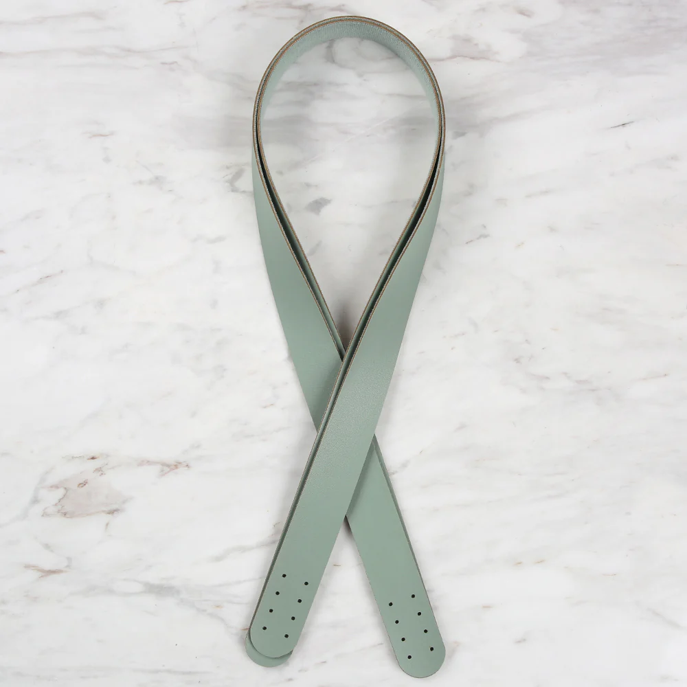 Loren Crafts Leather Bag Handle 2 pcs - Green