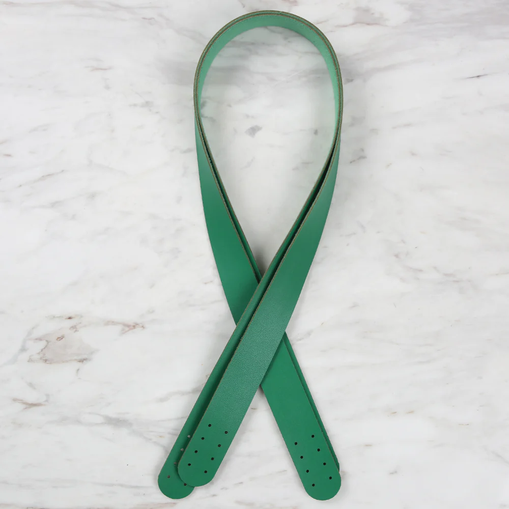 Loren Crafts Leather Bag Handle 2 pcs - Green - Image 4
