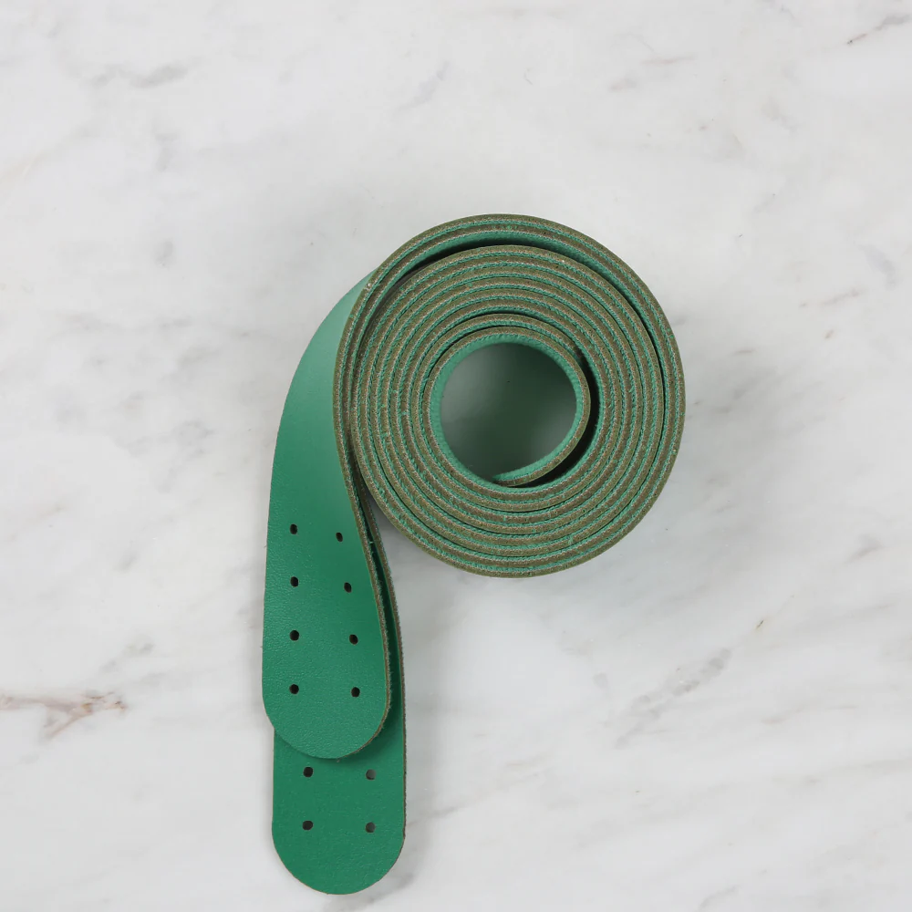 Loren Crafts Leather Bag Handle 2 pcs - Green - Image 5
