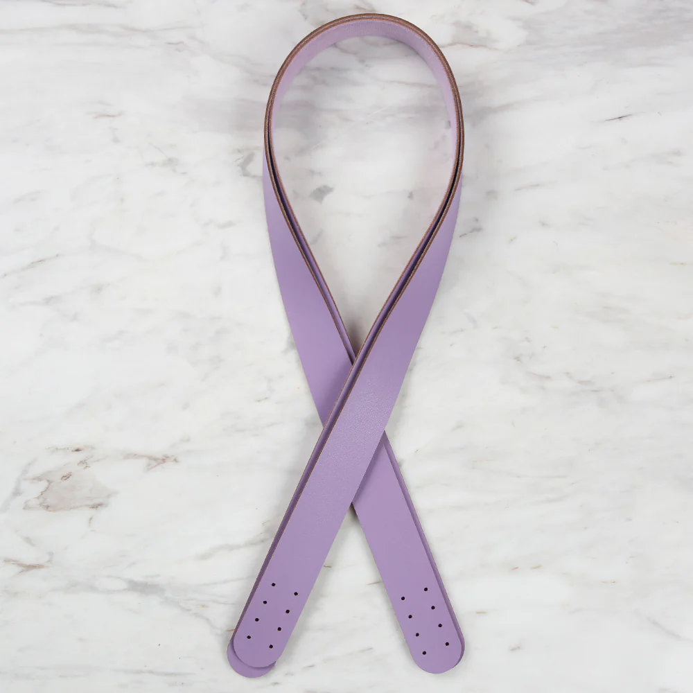 Loren Crafts Leather Bag Handle 2 pcs - Lilac