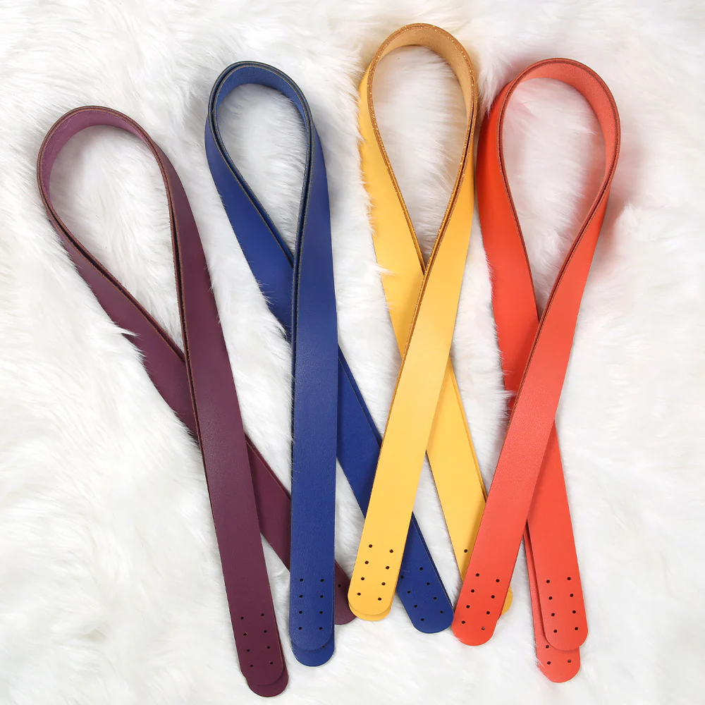 Loren Crafts Leather Bag Handle 2 pcs - Red - Image 3