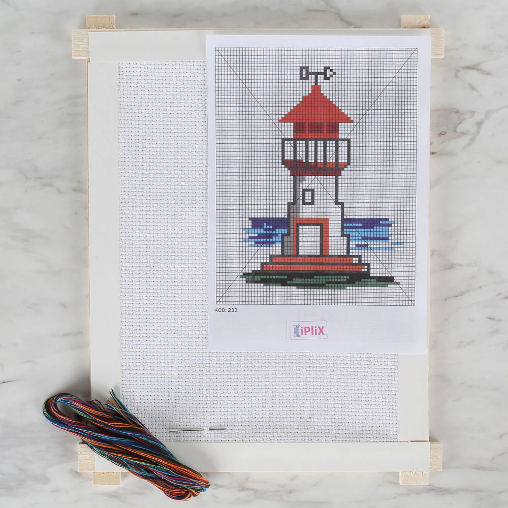 Loren Cross Stitch Kit, Light House - 233 - Image 2