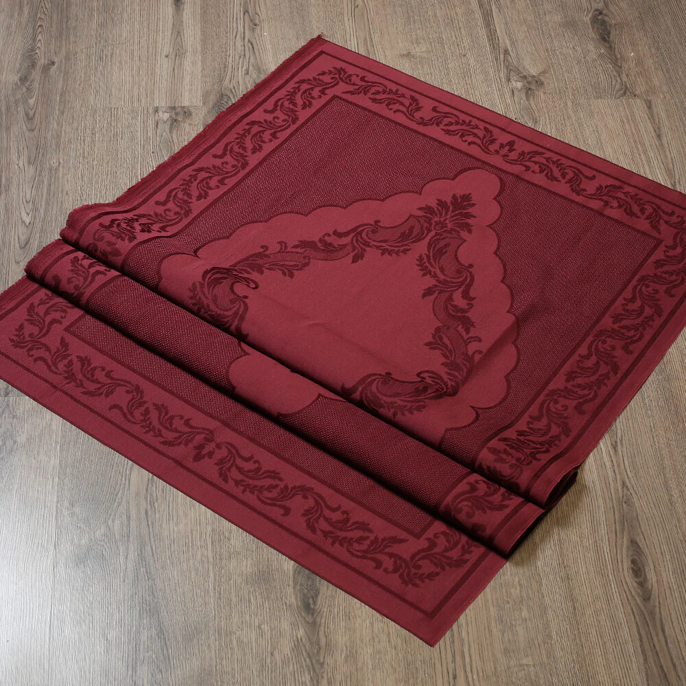 Loren Embroidery Fabric, Claret