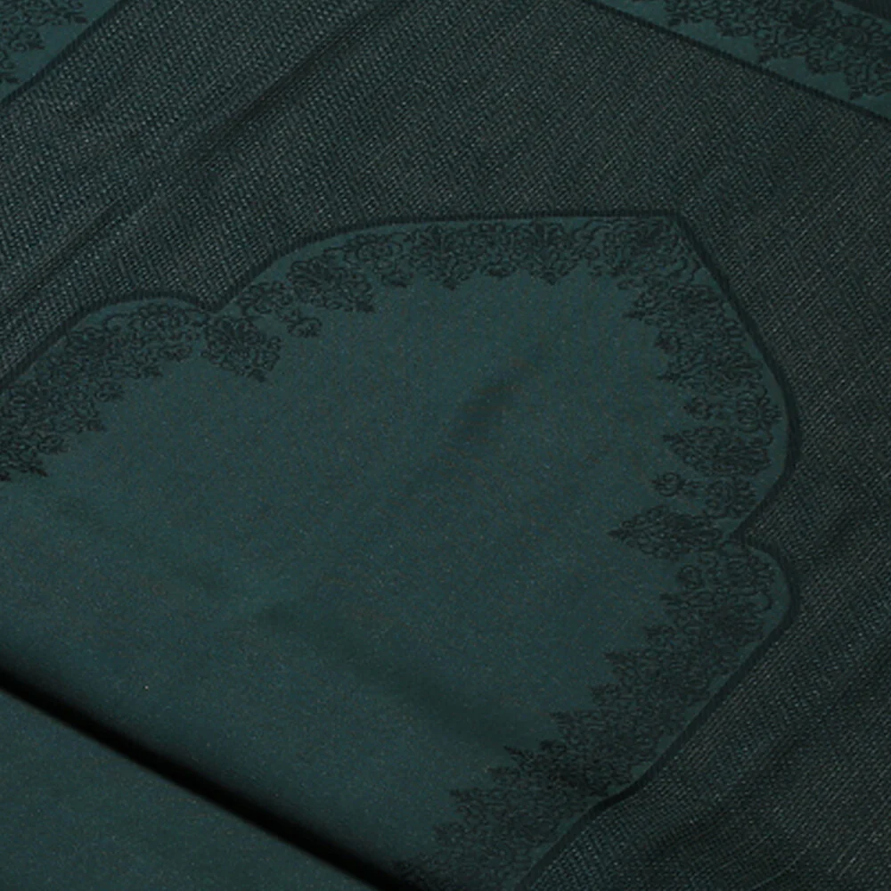 Loren Embroidery Fabric, Dark Green - Image 2