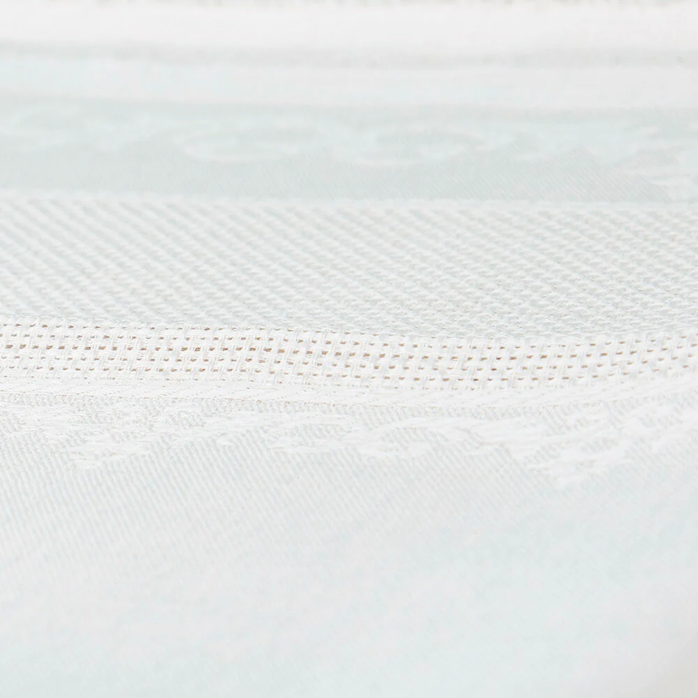 Loren Embroidery Fabric - Ecru - Image 3