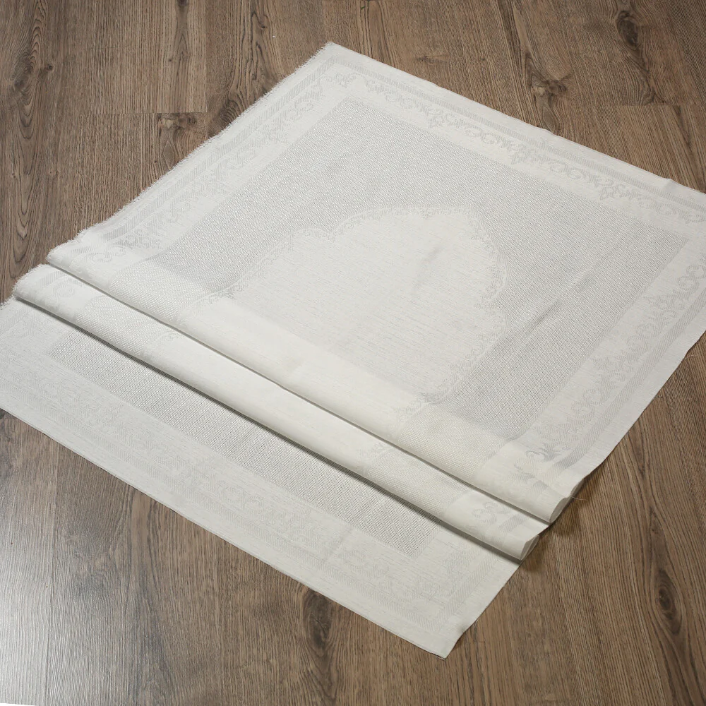 Loren Embroidery Fabric - White