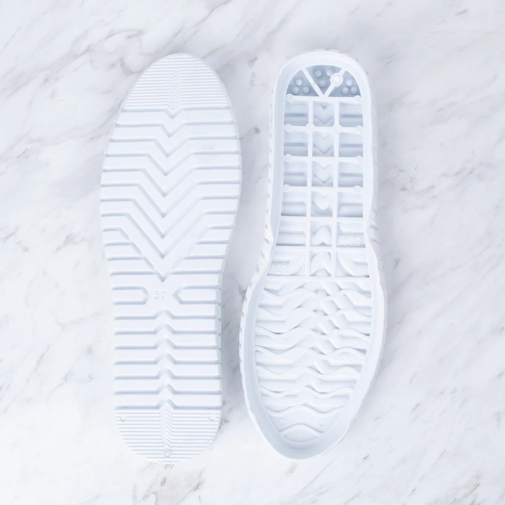 Loren Espadrille / Shoe Sole Plastic Size:37 (US 6.5) White