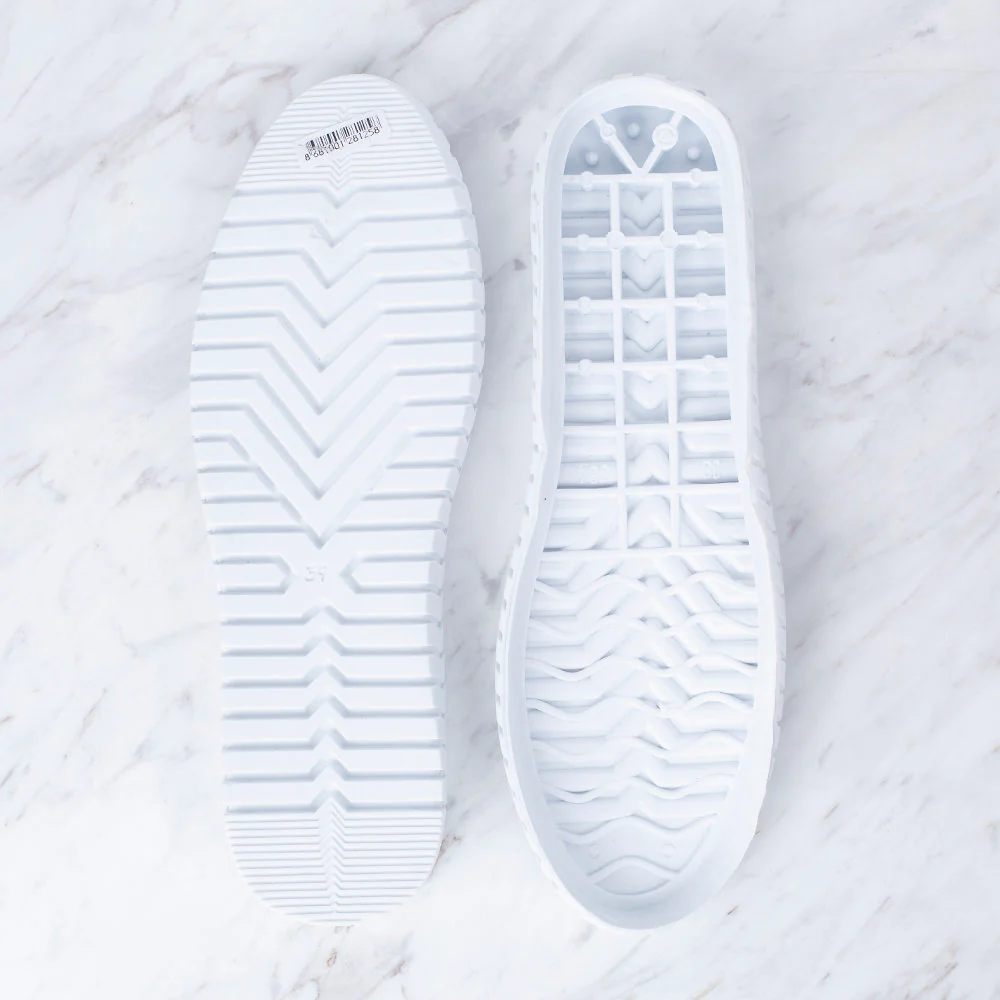 Loren Espadrille / Shoe Sole Plastic Size:39 (US 8.5) White
