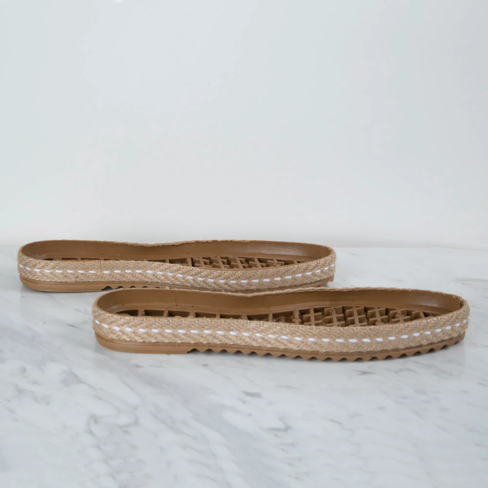 Loren Espadrille / Shoe Sole Straw Size:36 (US 5) Brown - Image 2