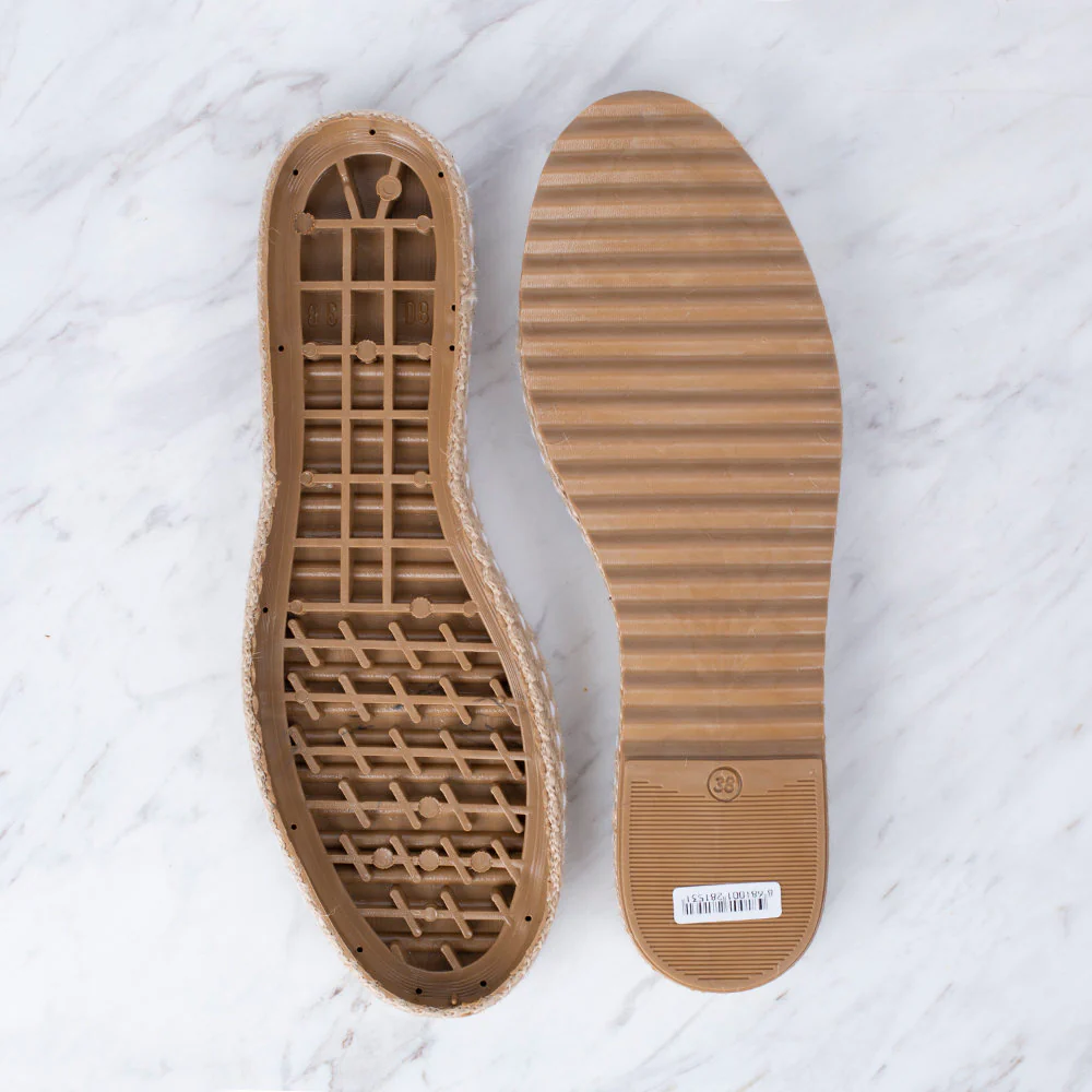 Loren Espadrille / Shoe Sole Straw Size:38 (US 7.5) Brown