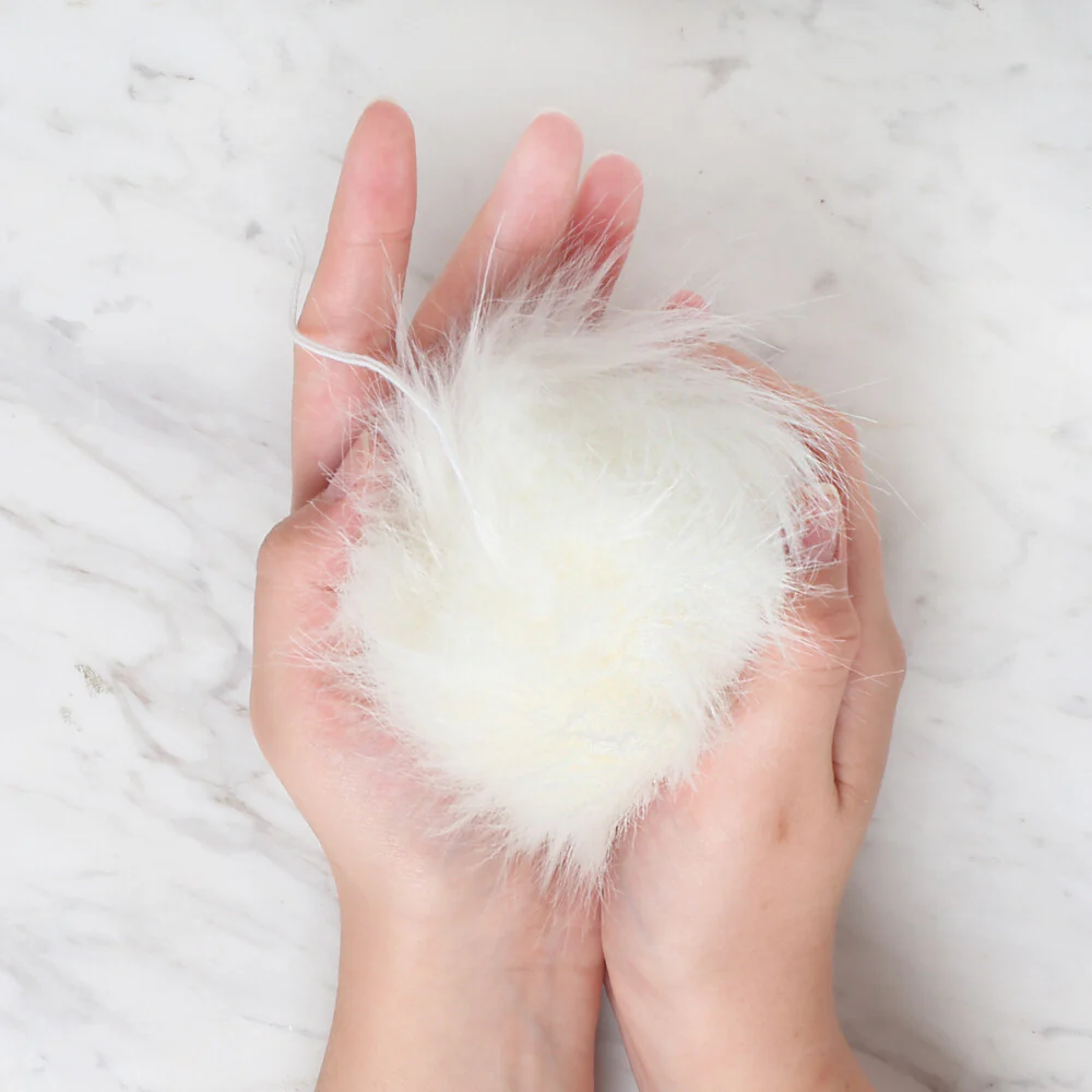 Loren Faux Pom Pom, Lilac - Image 2