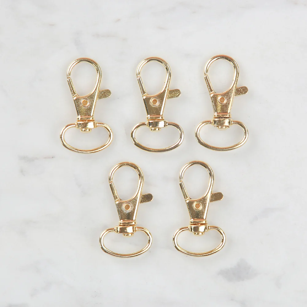 Loren Gold Clip for Keyholders in 5 \ 1,5 cm - Image 2