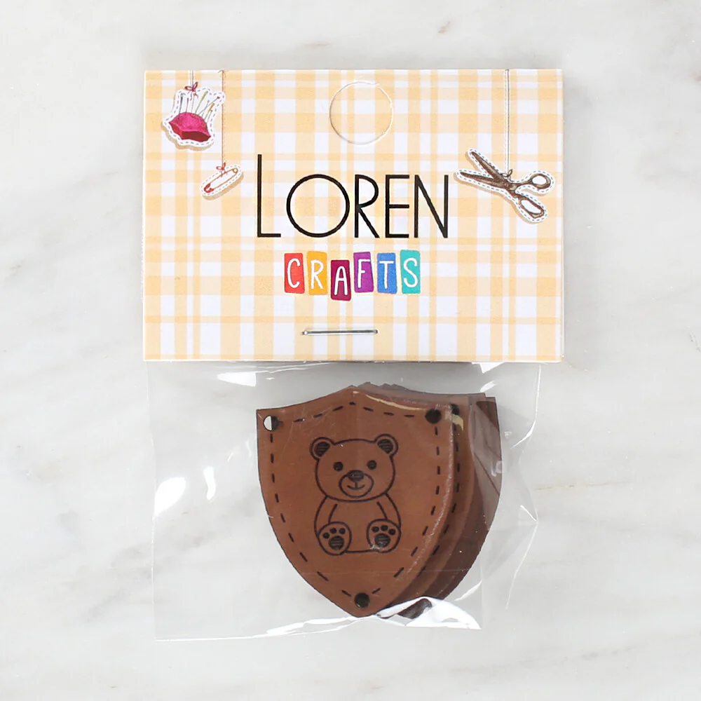 Loren Handmade Leather Button - 1501 - Image 2
