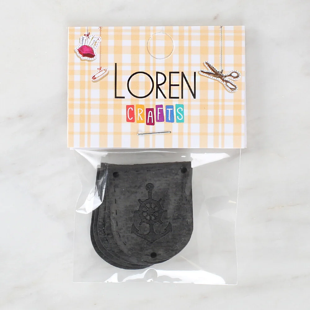 Loren Handmade Leather Button - 1505 - Image 2