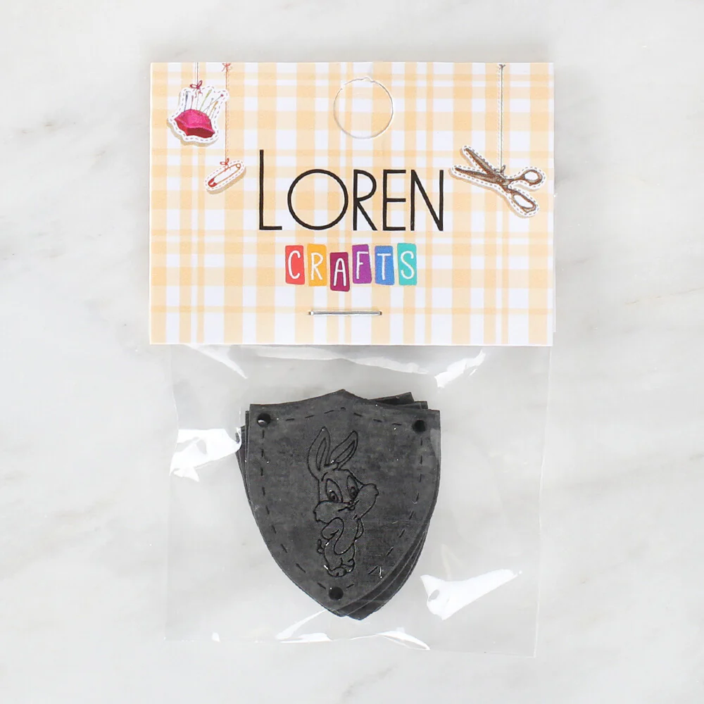 Loren Handmade Leather Button - 1522 - Image 2