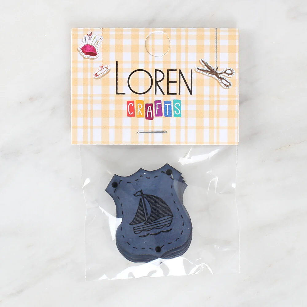 Loren Handmade Leather Button - 1524 - Image 2