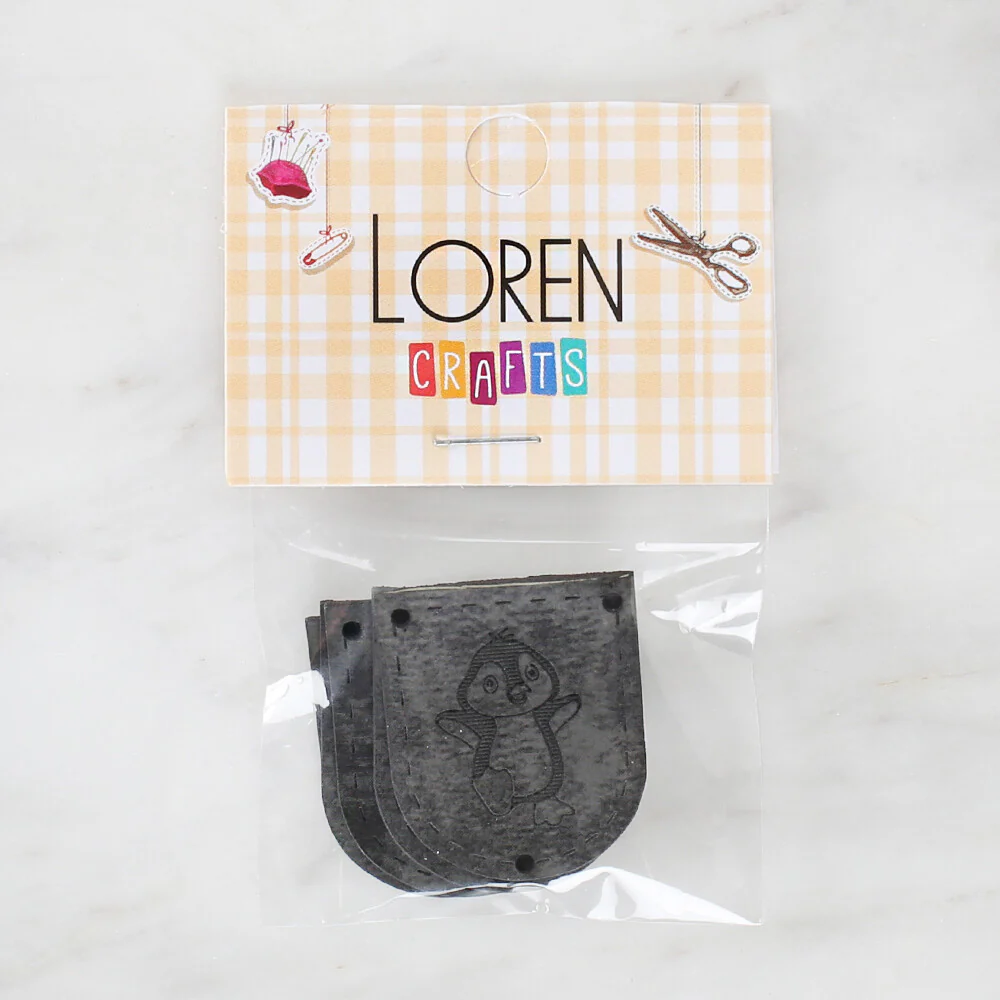 Loren Handmade Leather Button - 1529 - Image 2