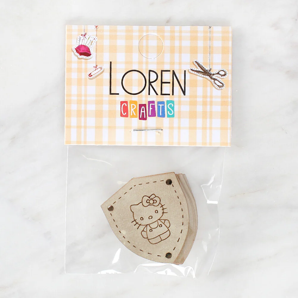 Loren Handmade Leather Button - 1535 - Image 2