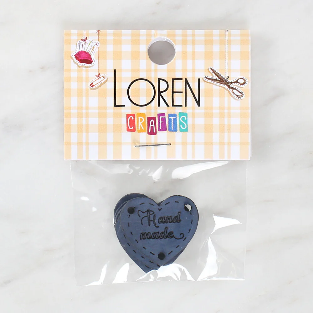 Loren Handmade Leather Button - 1537 - Image 2
