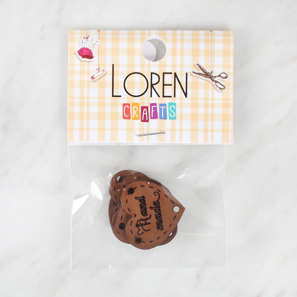Loren Handmade Leather Button - 1538 - Image 2
