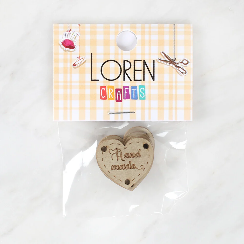 Loren Handmade Leather Button - 1540 - Image 2