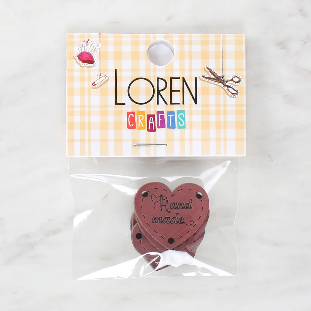 Loren Handmade Leather Button - 1541 - Image 2