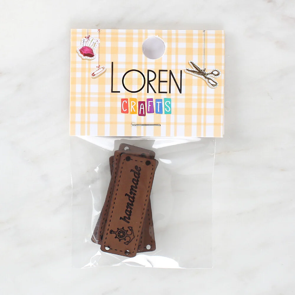 Loren Handmade Leather Button - 1542 - Image 2