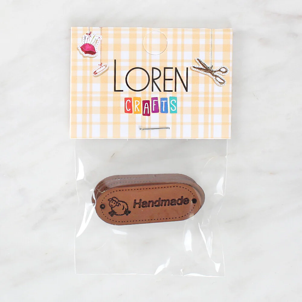 Loren Handmade Leather Button - 1544 - Image 2